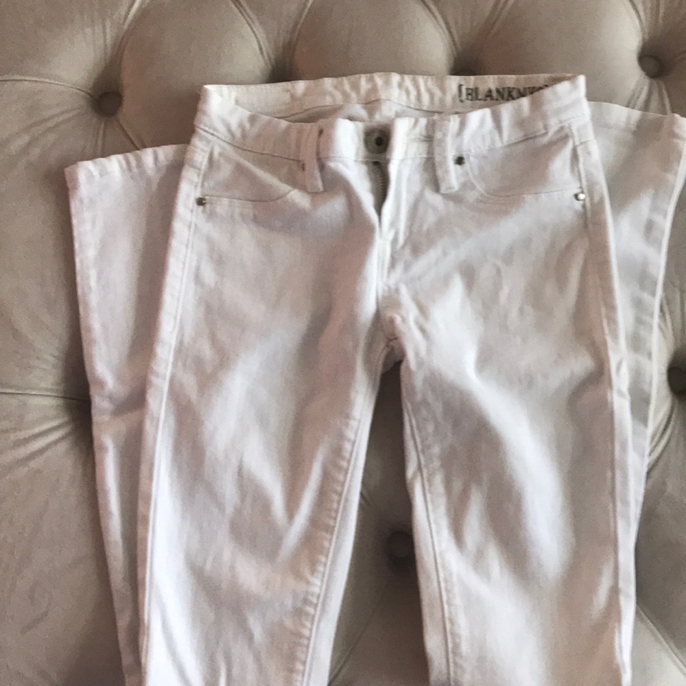Blank NYC white jeans